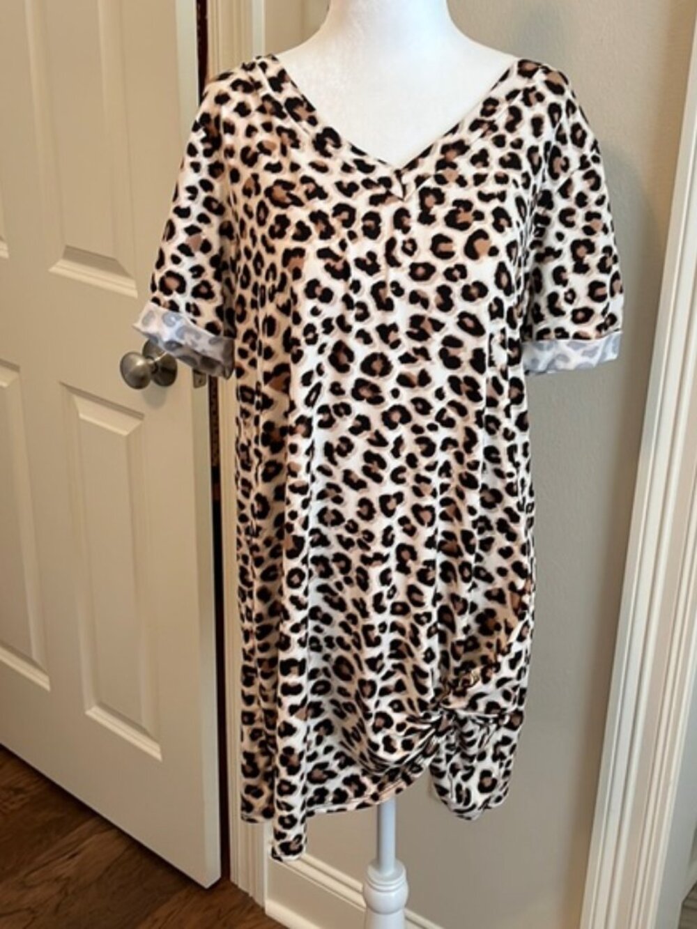 Animal print dress